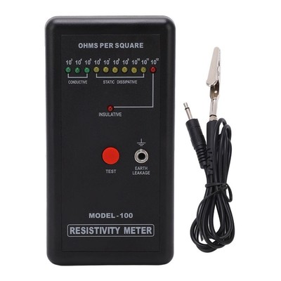 Antistatic Tester Grounding Resistance Measurement Continuous 40h Runtime