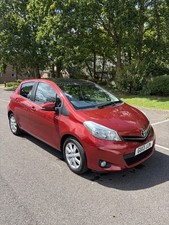 Toyota Yaris VVT-I TR Red Manual Petrol 2013 Bluetooth Reverse Camera 74k