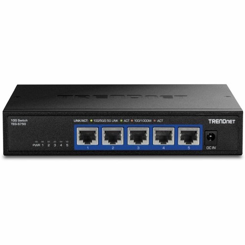 TRENDnet 5-Port 10G Switch, 5 x 10G RJ-45 Ports, 100Gbps Switching Capacity, - Picture 3 of 10