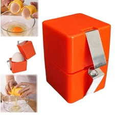Cuboid Egg Cracker Tool Egg Breaker Manual Shell Separator Opener Kitchen Tool
