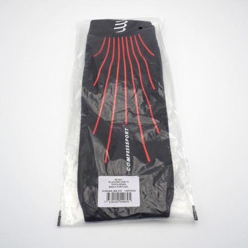 Compressport R2 Aero Calf Sleeves T2 Black/Red
