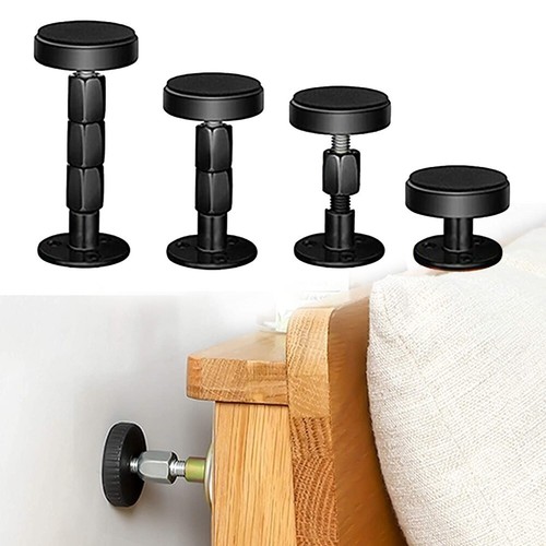 No More Wobbly Beds with Adjustable Threaded Bedside Bed Frame Anti