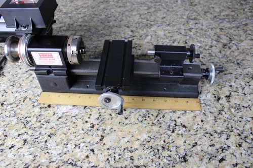 sherline model 4500 bench lathe , clean machine running strongly - Bild 22 von 24