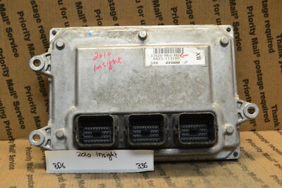 2010 Honda Insight Engine Control Unit ECU 37820RBJA65 Module 336-8D6