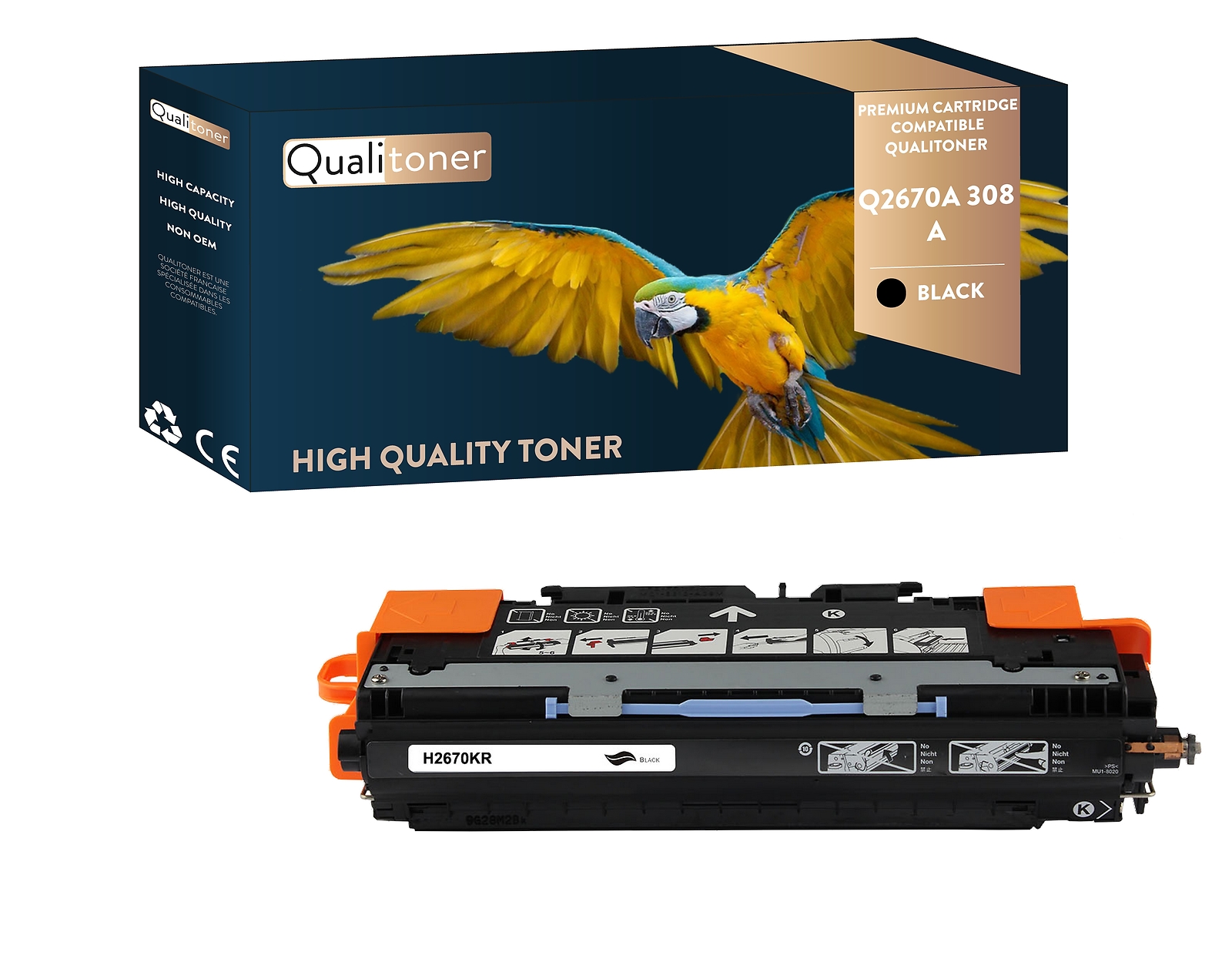 Toner HP Q2670A compatible pour imprimer vos rapports professionnels à la maison