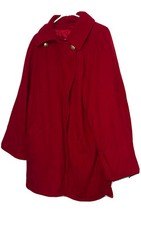 Windsmoor Womens Wool Blend Coat Sz Uk 14 Us 12 Red Long