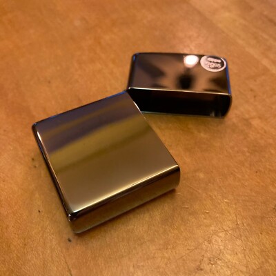 Genuine Zippo Black Ice windproof Lighter CASE ONLY No Insert/Box