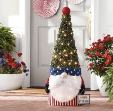 Member's Mark 40" Pre-Lit Holiday Americana Gnome - 4th of July