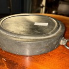 Georgean 18th Century PEWTER WATER-HEATING PLATE w/EARLY PEWTER SPOON, Nice! — photo 10