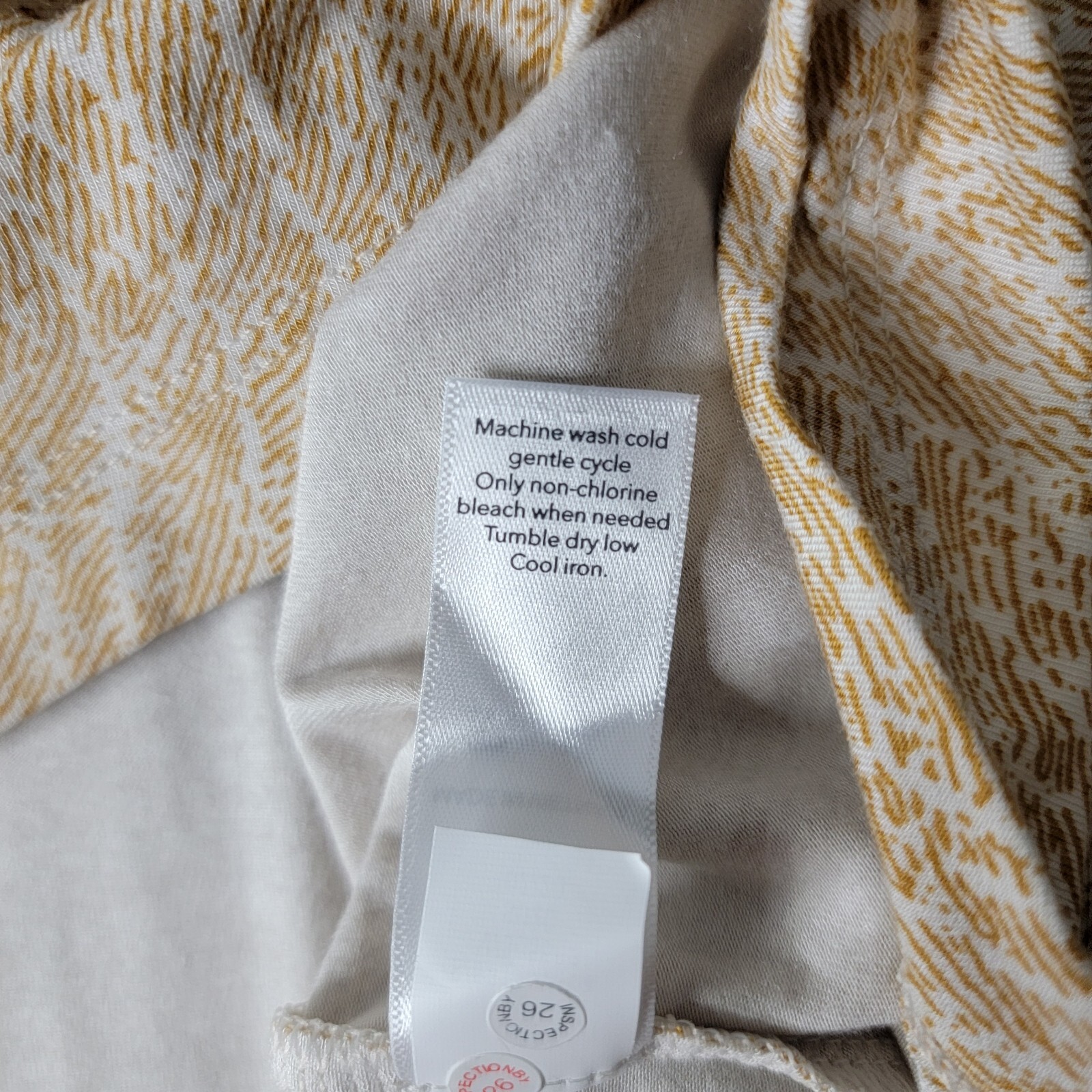 Athleta Santorini Thera Printed Dress Mojave Shoreline Beige Stretch Athleisure image 6