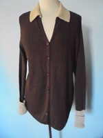 Katie Sue Size Xl Cardigan Sweater Wrap Jacket Brown Viscose Knit $239 Katie Sue Size Xl Cardigan Sweater Wrap Jacket Brown Viscose Knit $239