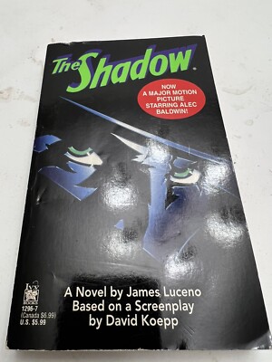 JAMES LUCENO The Shadow Movie Book David Koepp THE SHADOW Film Book.