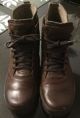 Sorel NM1567 Kingston Peak men s brown leather/suede Snow Winter Boots sz.12US