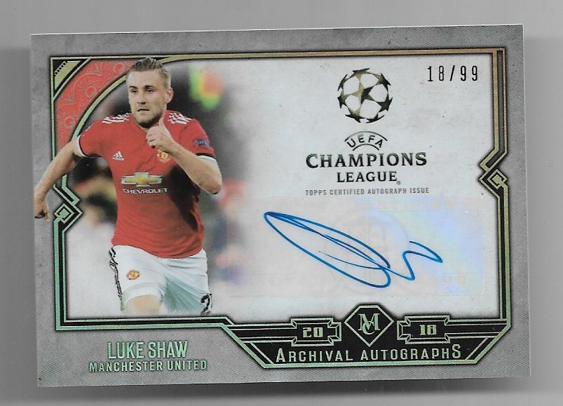 Topps Chrome Luke Shaw Gold Lava 直筆サイン Topps Chrome Luke Shaw Gold Lava 直筆サイン Luke Shaw All