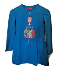 NWOT Agatha Ruiz De La Prada Blue World Dress Kids Size 12