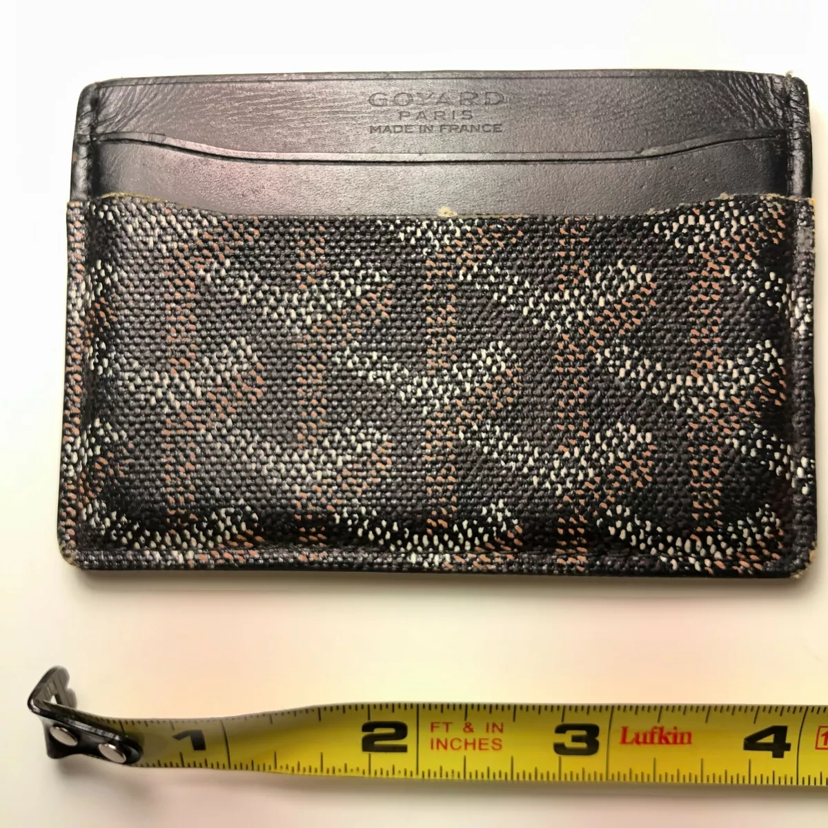 Goyard Saint Sulpice Card Holder Black - Authentic - Made in France