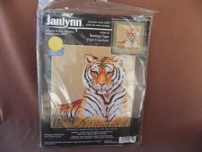 Kit de punto de cruz contado de tigre en reposo 106-29 Janlynn nuevo en paquete