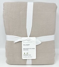 New Pottery Barn Belgian Flax Linen Duvet Cover Full Queen Rosewater