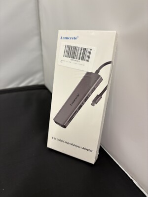 Lemorele USB C Hub Dockingstation 8 in 1 Multiport