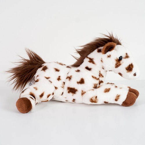 Peluche Aurora Appaloosa Caballo Familia Peluche Poni Marrón Manchado - Imagen 6 de 11