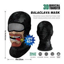 Sturmhaube, Gesichtsmaske, UV-Schutz, Motorra...
