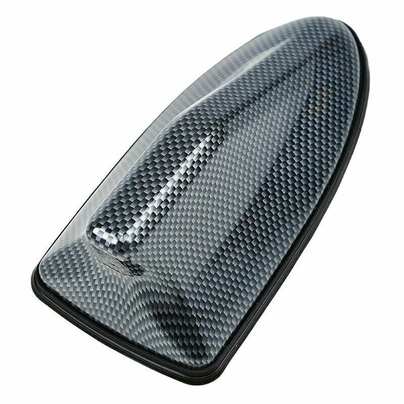 1x Carbon Fiber Shark Fin Roof Antenna Radio AM/FM Signal Aerial Car Amplifier - Image 3 of 4