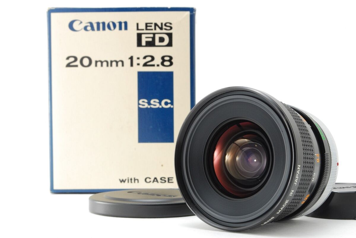 Rare O 【TOP MINT】 Canon FD 20mm F2.8 S.S.C. SSC Lens from Rare O 【TOP MINT】 Canon FD 20mm F2.8 S.S.C. SSC Lens from