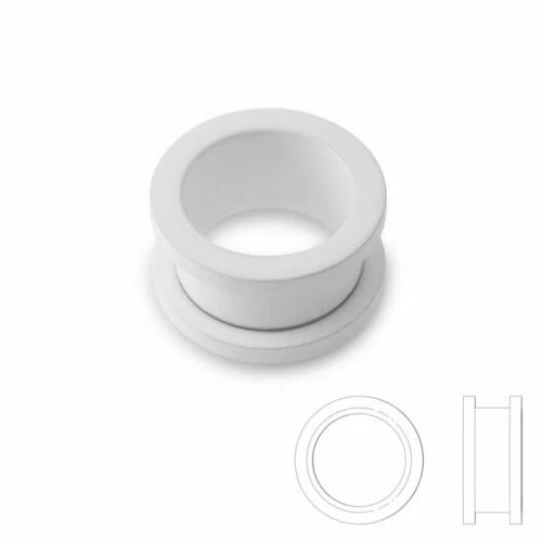 Body piercing bianche diametro 16mm