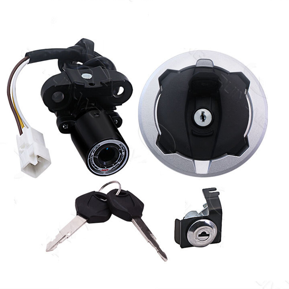 Ignition Key Switch Lock(3 WIRES) With 2 Key Set for Kawasaki 2021