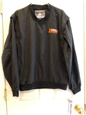 Weatherproof Garment Co Mens Golf Jacket Sz Small Black Removable sleeve