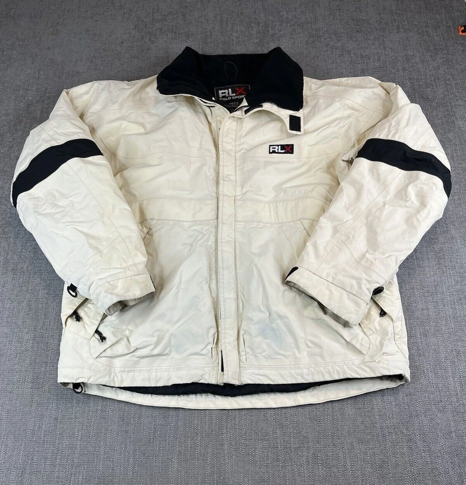 Chaqueta deportiva polo RLX para hombre L beige tecnologías esquí nieve aire libre abrigo snowboard Foto 2 de 4
