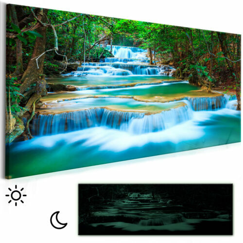 12 Postkarten Im Set - Waldsee & Wasserfall Im Sonnenschein, DIN A6 Hochglanz