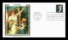Dr Jim Stamps 32C CHRISTMAS 1995 FIRST DAY OF ISSUE COLORANO SILK CACHET COVER