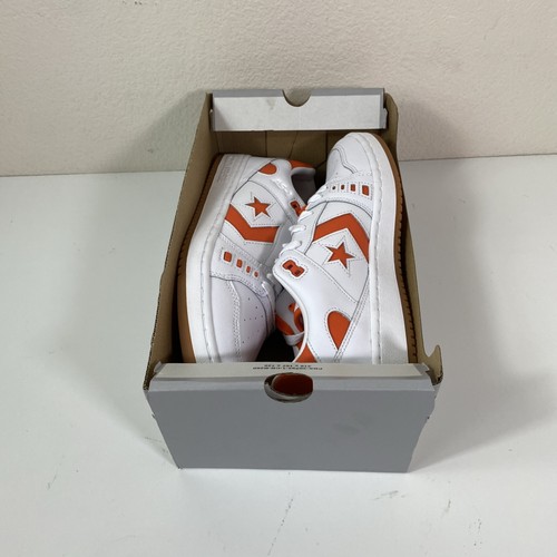 Sneakers Converse Uomo 9.0 Bianco Pelle Skate AS-1 Pro Basse Arancione A08130C - Foto 19 di 23