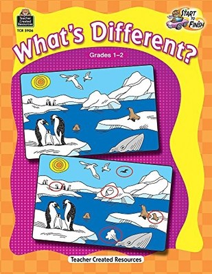 START TO FINISH: WHAT'S DIFFERENT GRD 1-2 By Christine Smith **BRAND NEW**