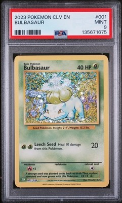 2023 #001 BULBASAUR PSA 9 | eBay