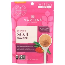 Organic Goji Powder 4 Oz  by Navitas Organics