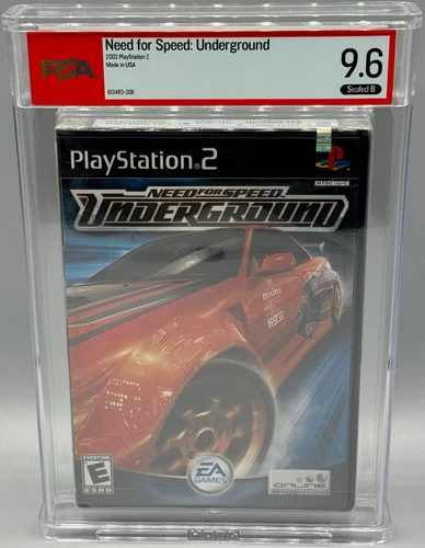 Need for Speed Underground Sony PlayStation 2 PS2 Sealed New PSA 9.6 B NOT WATA