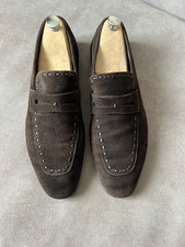 Ermenegildo Zegna Original Suede Loafers EU 10 US 11 EUR 44 insole 29cm 