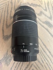 Canon EF 75-300mm f/4-5.6 II lens READ for EOS A2 630 Rebel T8 T7 T6 90D 80D 5D