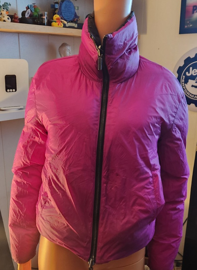 Armani exchange reversable down jacket women size… - image 6