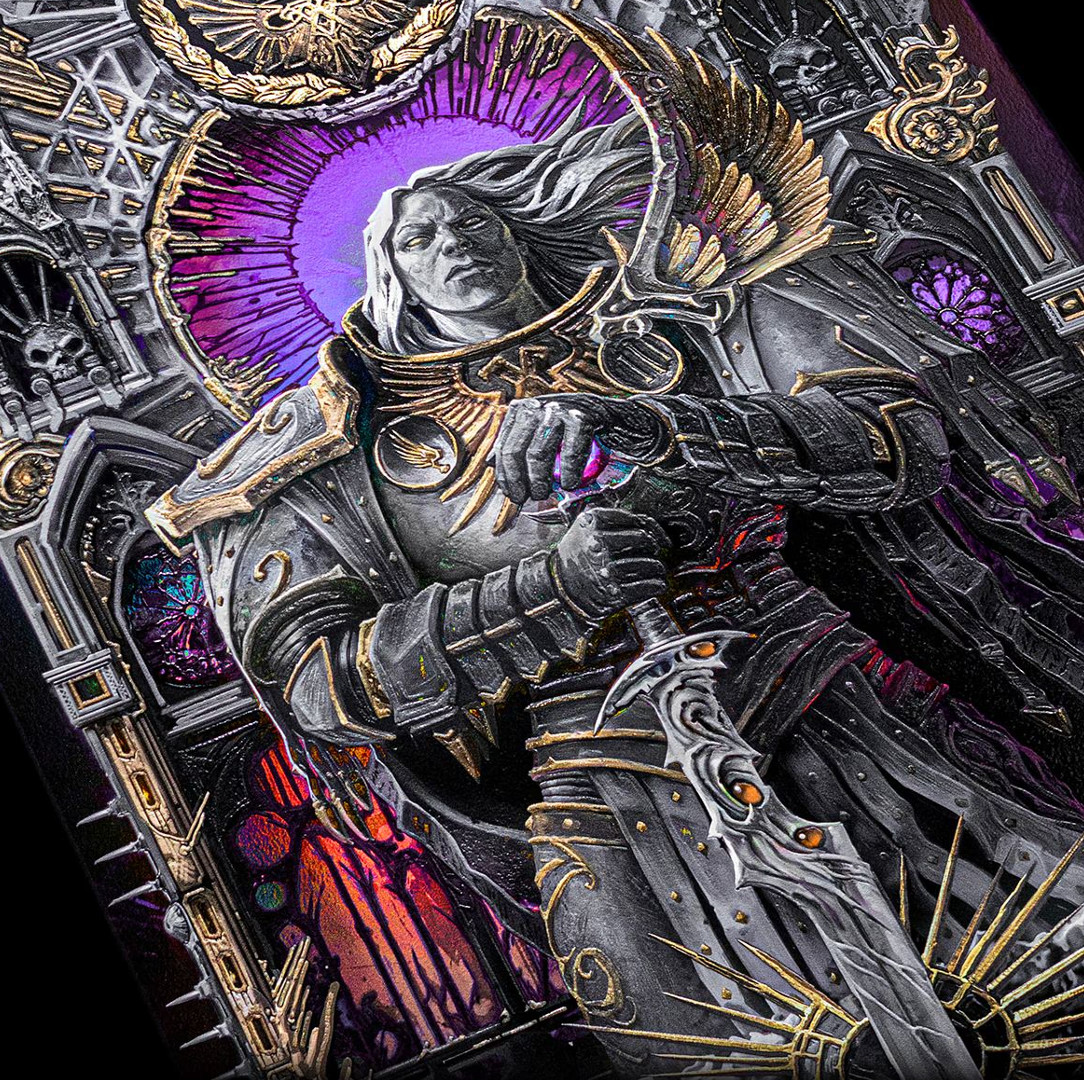 Affiche Métal Fulgrim Warhammer 40K Finie la Décoration Fragile