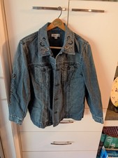 Vintage Coldwater Creek Embroidered Denim XL Ladies Button Jacket 100 Cotton