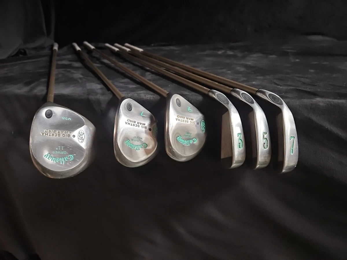 Callaway Big Bertha War Bird Wood Set 9° Driver et 4 bois homme graphite rigide