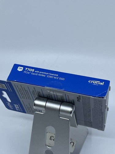 NEU Crucial T705 2TB PCIe Gen5 NVMe M.2 SSD mit Kühlkörper - bis zu 14.500 MB/s - Bild 4 von 4