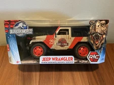 Jurassic World Jeep Wrangler Remote Control Vehicle Jurassic Park Jada RC Toys