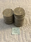 US 90% PURE SILVER 38 QUARTERS 1959-1964 LOT #27