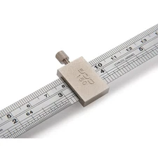 Shinwa Stainless Steel 6" Ruler Stop – Steel Ruler Sold Separately