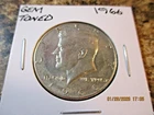 1966 KENNEDY HALF SILVER GEM TONED END OF ROLL    XO