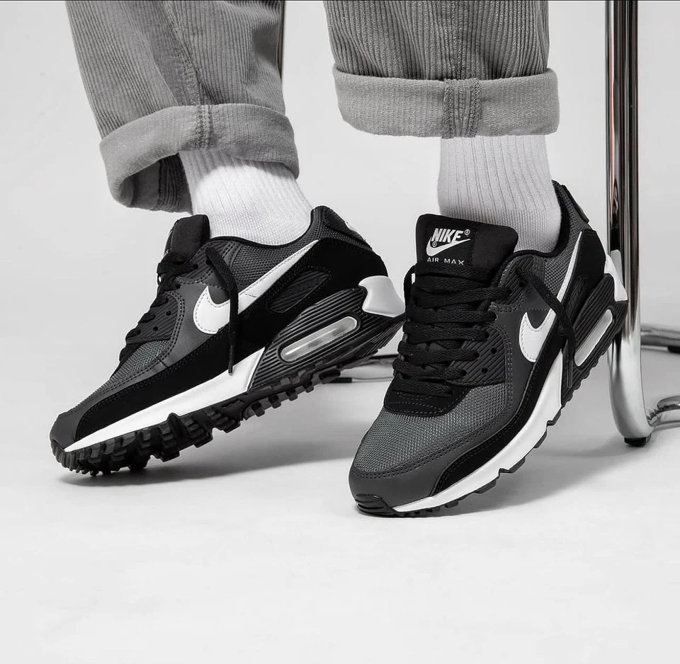🔥Nike Air Max 90 Low Black White CN8490-002 Men’s Size 8.5-14 - Image 2 of 4
